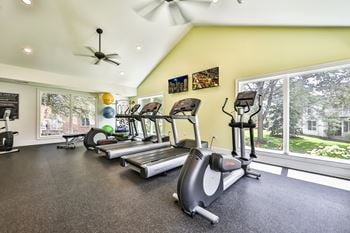 Updated fitness center cardio machines